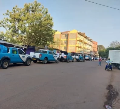 FLAGGING OFF OF KANGATA CARE BIOMETRIC REG IN MURANGA.